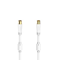 Hama Cable Antenna 100dB White 5.0m