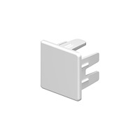 OBO EndestykkeHøjde 25 mm, bredde 25 mmHvid ral 9010 bly-fri pla...
