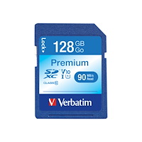 VERBATIM Verbatim Premium - flash-minneskort - 128 GB - SDXC UHS-I