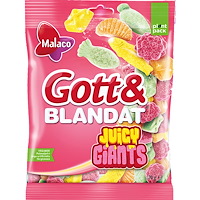 Malaco Gott & Blandat Juicy Giants 170g