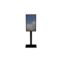 Hi-ND HI-ND Floorstand Glass with Casing 55" ställ - för LCD-panel för digital skyltning - svart, RAL 9005
