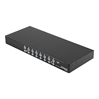 StarTech.com StarTech.com 1U hyllmonterbart USB KVM-switch-paket med 16 portar, OSD och kablar - omkopplare för tangentbord/video/mus...