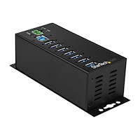 StarTech.com StarTech.com USB 3.0-hubb med 7 portar och nätadapter - Industriell USB-A-hubb i metall med ESD- och 350 W överspännings...