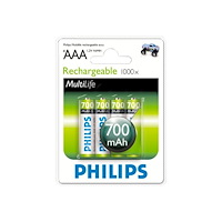 Philips Philips Multilife R03B4A70 batteri - 4 x AAA - NiMH