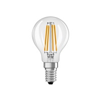 OSRAM OSRAM STAR - LED-glödlampa med filament - form: P40 - klar finish - E14 - 3.4 W - varmt vitt ljus - 2700 K