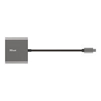 Trust Computer Products Trust Dalyx 3-in-1 Multiport USB-C Adapter - dockningsstation - USB-C 3.2 Gen 1 - HDMI