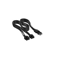 Corsair Microsystems CORSAIR Elite Premium Type 4 - strömkabel - 8-stifts PCIe-ström till 16-stifts PCI-matning - 65 cm