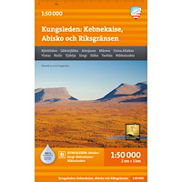 Calazo Förlag Kungsleden: Kebnekaise, Abisko och Riksgränsen 1:50.000