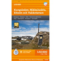 Calazo Förlag Kungsleden: Nikkaluokta, Ritsem & Vakkotavare 1:50.000