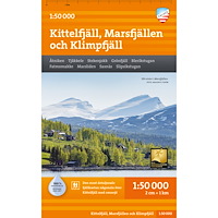 Calazo Förlag Kittelfjäll, Marsfjällen och Klimpfjäll 1:50 000