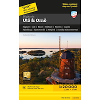 Calazo Förlag Stigkarta Utö & Ornö 1:25.000