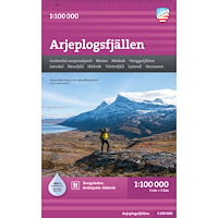 Calazo Förlag Arjeplogsfjällen 1:100 000