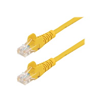 StarTech.com StarTech.com Cat5e patchkabel med hakfria RJ45-kontakter – 1 m, gul - patch-kabel - 1 m - gul