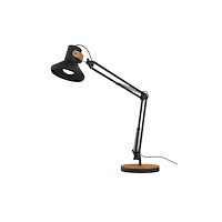 UNILUX Unilux Baya Bamboo - skrivbordslampa - LED-glödlampa - 10 W - 3000 K - svart, trä