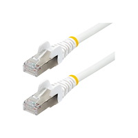 StarTech.com StarTech.com 1m CAT6a Ethernet Cable - White - Low Smoke Zero Halogen (LSZH) - 10GbE 500MHz 100W PoE++ Snagless RJ-45 w/...