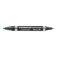 STAEDTLER STAEDTLER Lumocolor duo - märkpenna med dubbel spets - grön