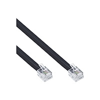 Inline InLine telefonkabel - svart
