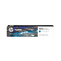 HP HP 981X - Lång livslängd - cyan - original - PageWide - bläckpatron