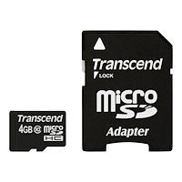 Transcend Information Transcend Premium - flash-minneskort - 4 GB - microSDHC
