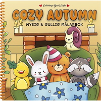 Legind A/S Cozy Autumn Deluxe. Lyxig Cozy Coloring målarbok från Coloring Book Cafe (bok, spiral)