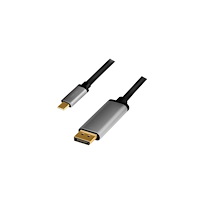 LogiLink LogiLink - USB/DisplayPort-kabel - USB-C till DisplayPort - 1.8 m