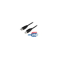 Deltaco DELTACO USB-230S - USB-kabel - USB till USB typ B - 3 m