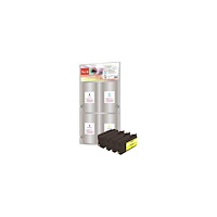 Peach Peach Spar Pack - 4-pack - XL-kapacitet - svart, gul, cyan, magenta - kompatibel - bläckpatron (alternativ för: HP 950XL...