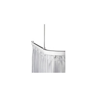 LEIJMA APS LEIJMA stabil inbyggnadsskena till dusch 90x90 vit lack. alu...