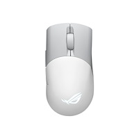 ASUSTeK COMPUTER ASUS ROG Keris Wireless AimPoint - mus - 2.4 GHz, USB 2.0, Bluetooth 5.1 LE - månskensvit