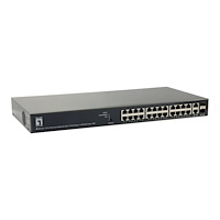 LevelOne LevelOne GEP-2651 - switch - 26 portar - smart - rackmonterbar
