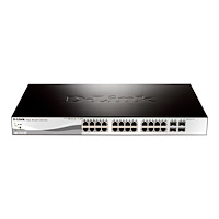 D-Link D-Link Web Smart DGS-1210-28P - switch - 24 portar - Administrerad - rackmonterbar