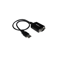 StarTech.com StarTech.com Professionell USB till seriell kabeladapter med 1 port och COM-retention - seriell adapter - USB - RS-232
