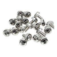 StarTech.com Startech M6 x 12mm - Screws - 100 Pack - M6 Mounting Screws for Server Rack & Cabinet (CABSCREWSM62) - skruvsats