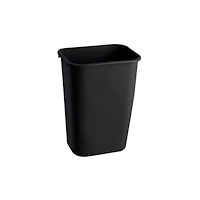 Rubbermaid Papperskorg, Rubbermaid, svart, PE, 39 l, rektangulär, för g...