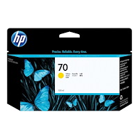 Hewlett-Packard HP 70 - gul - original - DesignJet - bläckpatron