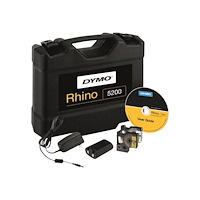 Newell Rubbermaid DYMO Rhino 5200 - Hard Case Kit - etikettskrivare - svartvit