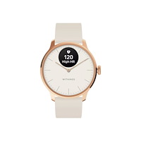 Withings Withings ScanWatch Light - guldrosa rostfritt stål - smart klocka med band - sand