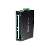 TRENDnet TRENDnet TI-PE80 - Industrial - switch - 8 portar - TAA-kompatibel