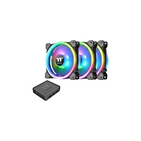 Thermaltake Technology Thermaltake Riing Trio 14 LED RGB Radiator Fan TT - Premium Edition - fläktsats för systemskåp