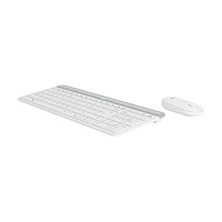 Logitech Logitech Slim Wireless Combo MK470 - sats med tangentbord och mus - fransk - offwhite Inmatningsenhet