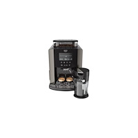 Krups Krups Essential EA819E - automatisk kaffekokare med mjölkskummare - 15 bar - tenngrå