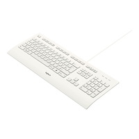 Logitech Logitech K280e - tangentbord - tysk - vit Inmatningsenhet