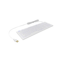 Keysonic KeySonic KSK-6031INEL-Wh - tangentbord - QWERTZ - tysk - vit Inmatningsenhet