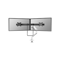 NewStar Neomounts DS75S-950WH2 monteringssats - fullständig rörelse - för 2 LCD-bildskärmar - vit