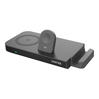 UNITEK Unitek MagMighty Combo 5 trådlös laddningsplatta - 5-i-1 - + växelströmsadapter - USB-C, USB