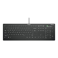 CHERRY Contour Active Key QuickClean AK-C8112 - tangentbord - medicinsk, hygienisk design - 100% full size - QWERTZ - tysk - sv...