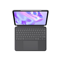 Logitech Logitech Combo Touch - tangentbord och foliefodral - med pekdyna - QWERTY - spansk - grafit Inmatningsenhet