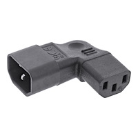 Inline InLine - adapter för effektkontakt - IEC 60320 C14 till power IEC 60320 C13