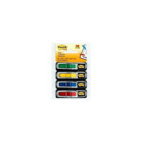 3M Indexflikar Post-it liten med pilar 4 assorterade färger 4 b...