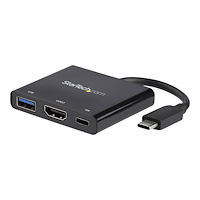 StarTech.com Startech USB-C to HDMI Adapter - 4K 30Hz - Thunderbolt 3 Compatible - with Power Delivery (USB PD) - USB C Adapter Conve...